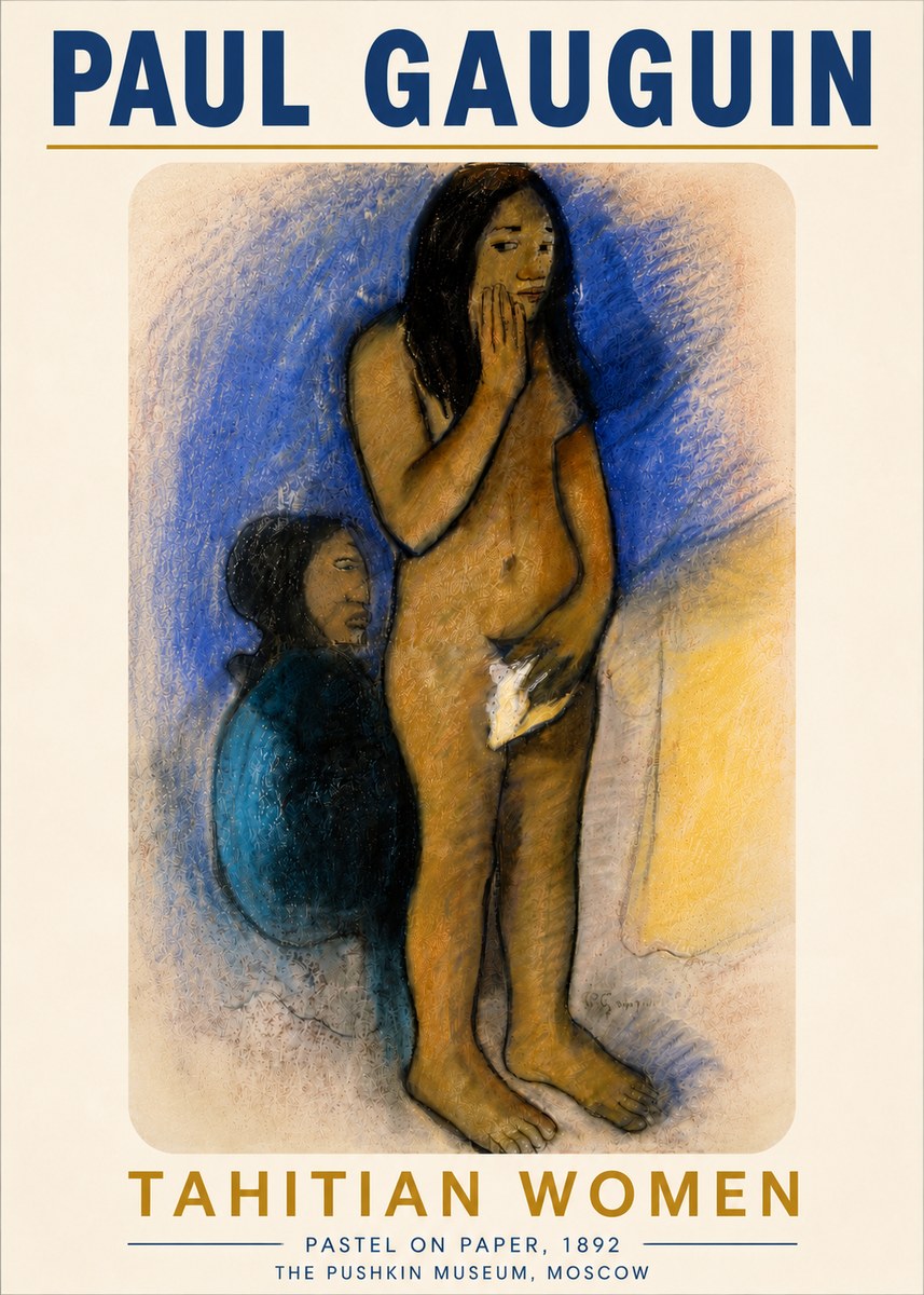 Paul Gauguin Tahitian Women No6 - Poszter