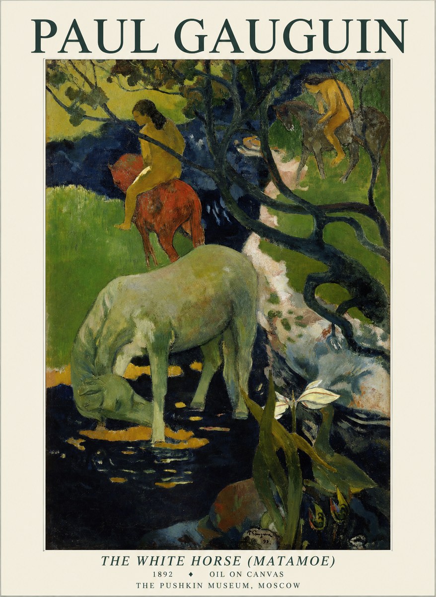Paul Gauguin The Siamese (Tehura and Noa Noa) No4 - Poszter