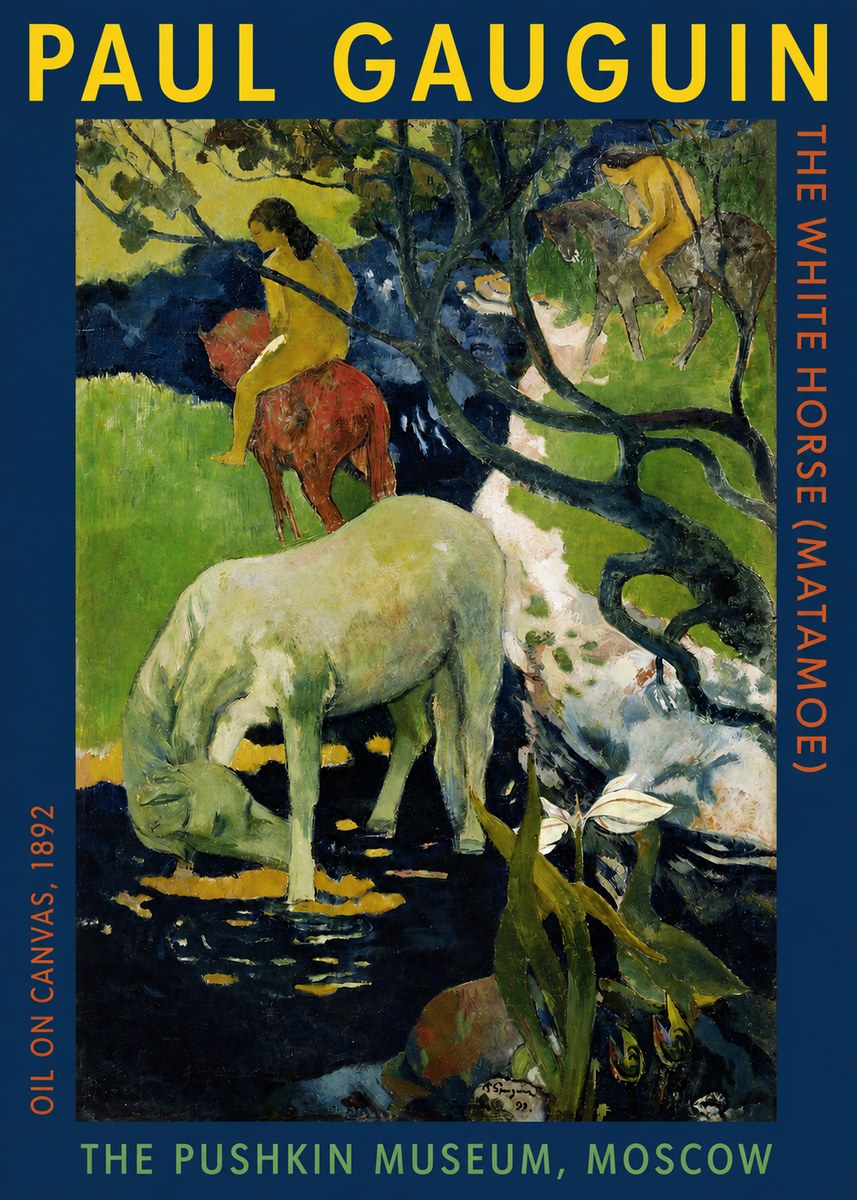 Paul Gauguin The Siamese (Tehura and Noa Noa) No5 - Poszter