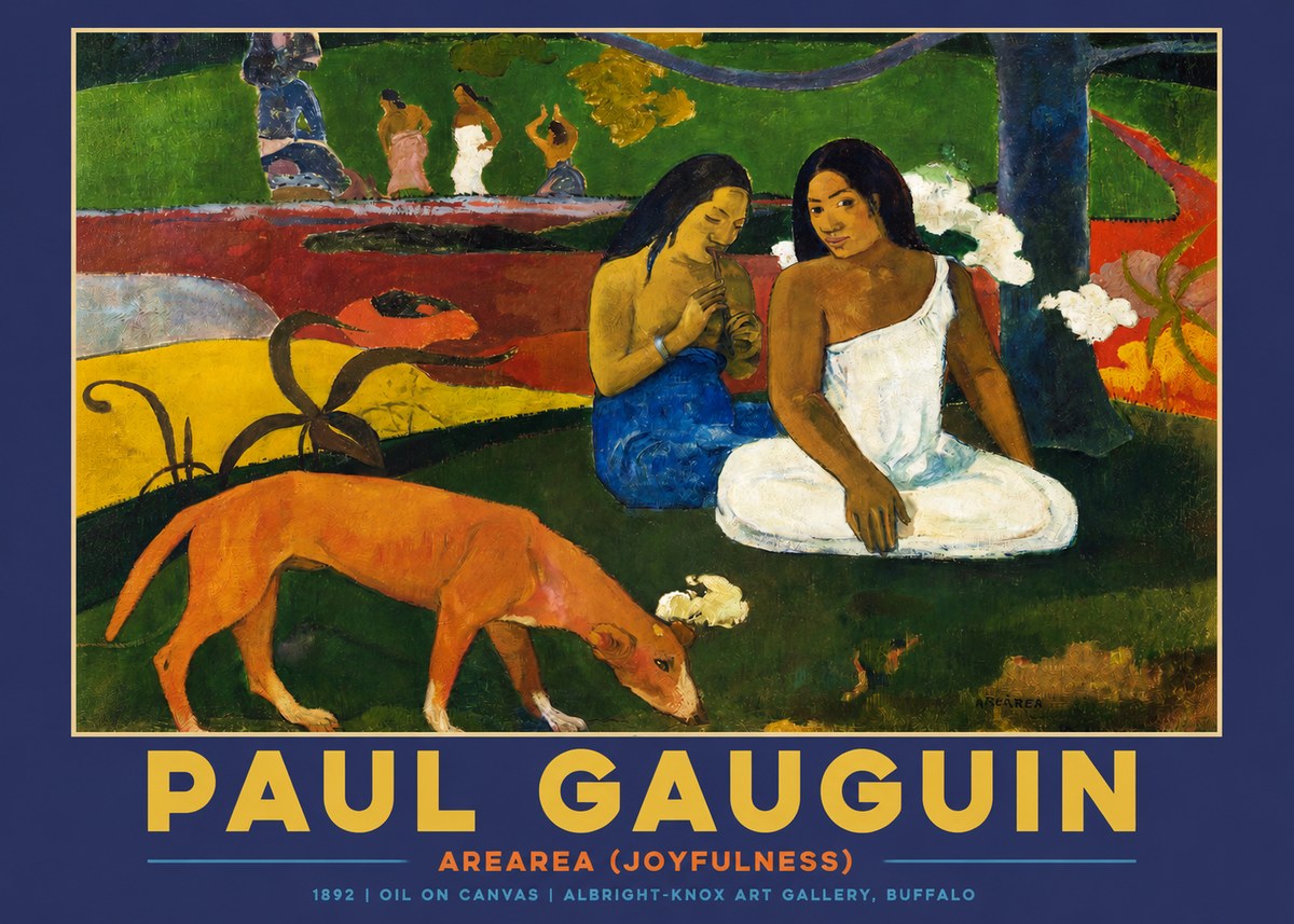 Paul Gauguin Arearea (Joyfulness) No2 - Poszter