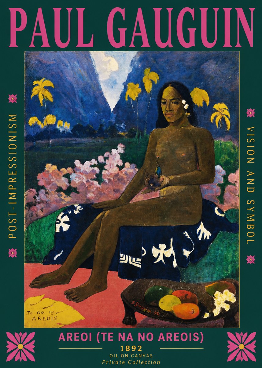 Paul Gauguin Te Na No Areois (the Seed of the Areoi) No6 - Poszter