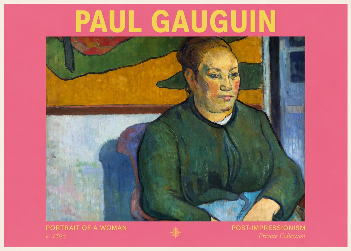 Paul Gauguin Portrait of a Woman No2 - Poszter