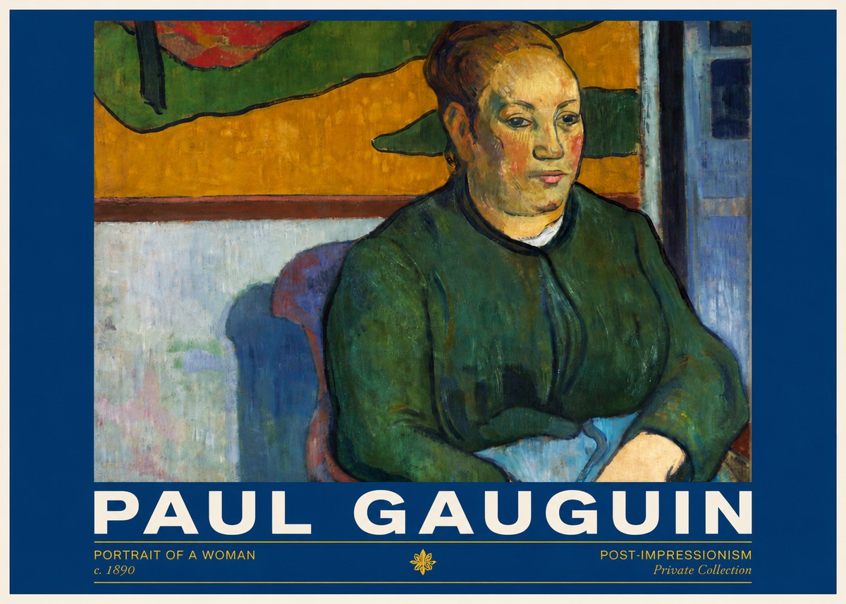 Paul Gauguin Portrait of a Woman No3 - Poszter