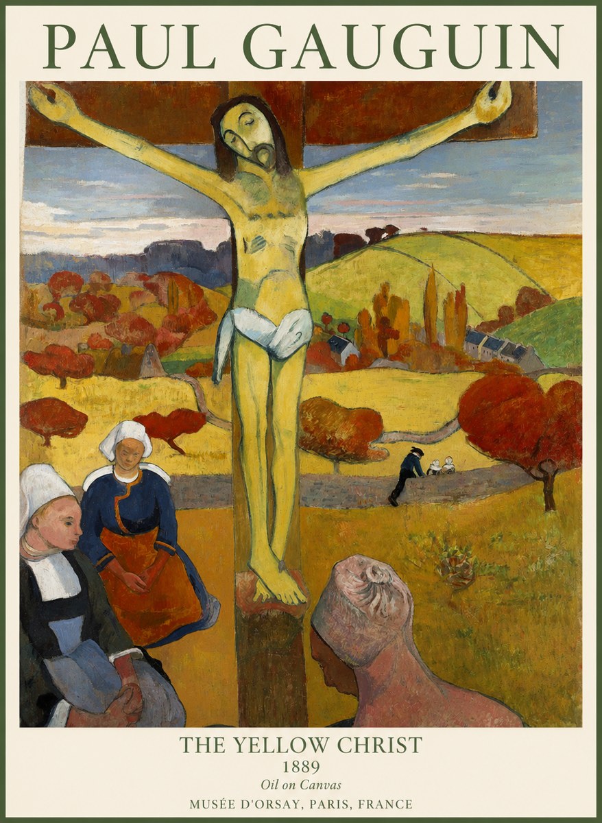 Paul Gauguin The Yellow Christ No1 - Poszter