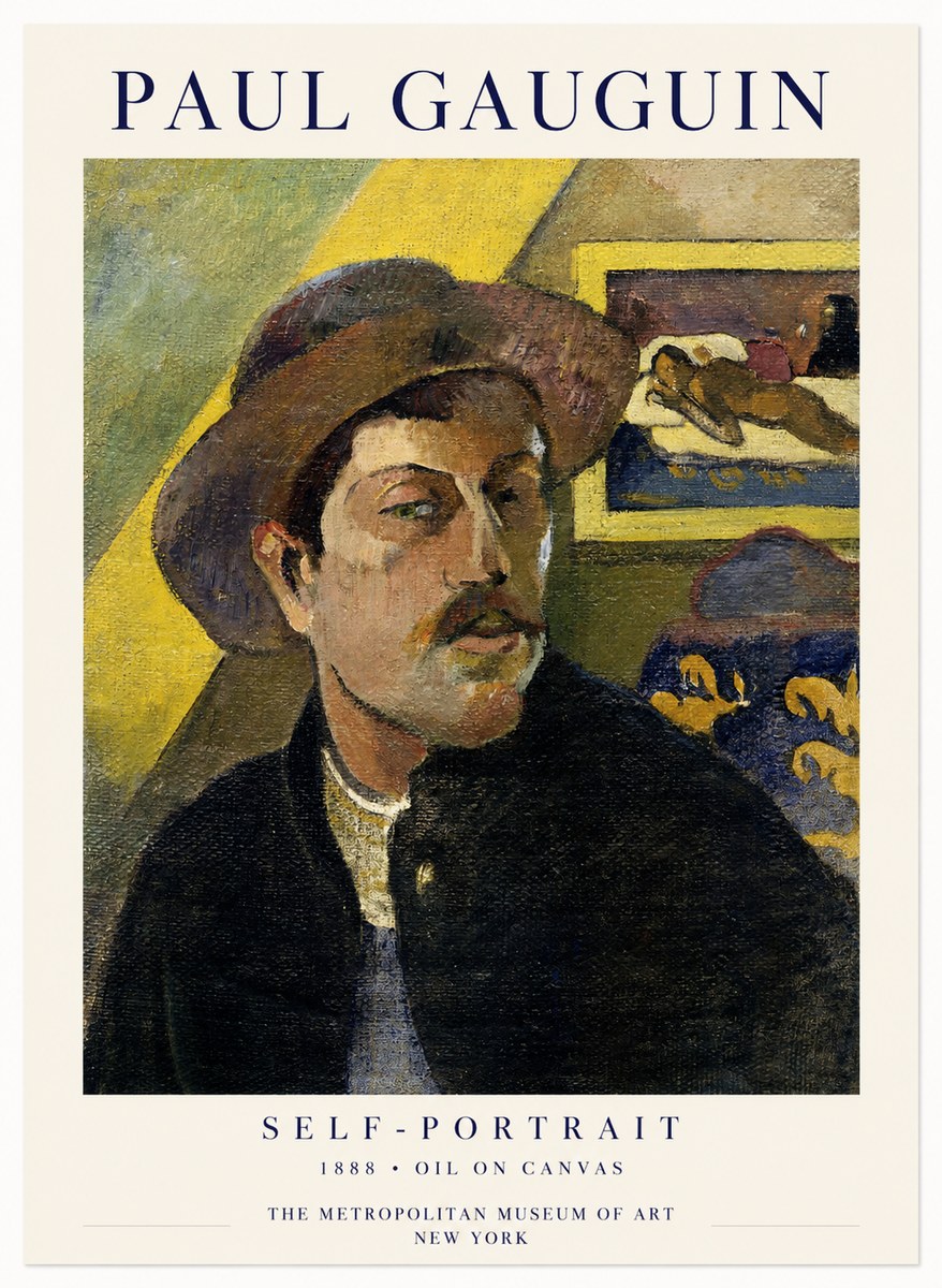 Paul Gauguin Self-portrait II No1 - Poszter