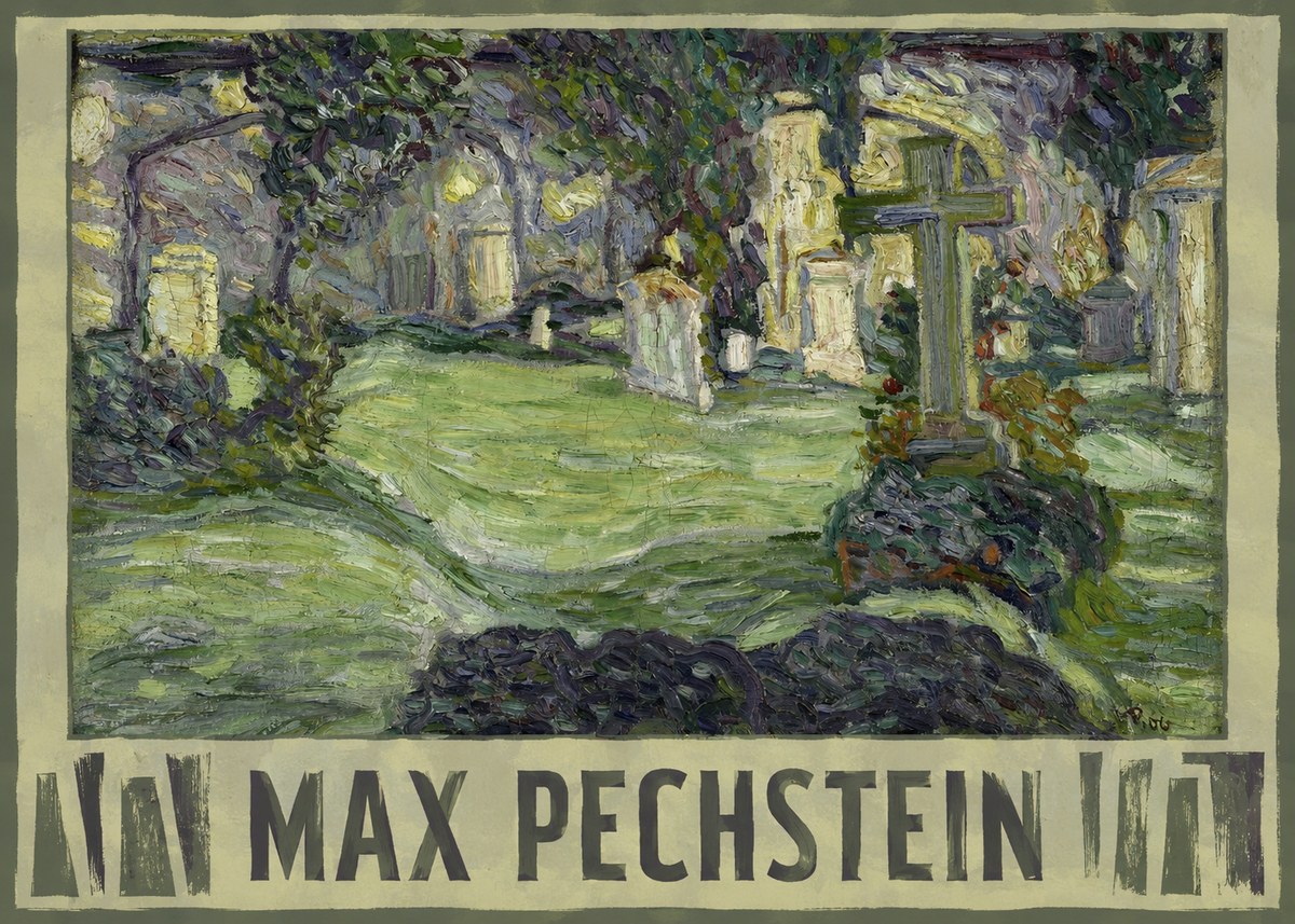 Max Pechstein Cemetery No3 - Poszter