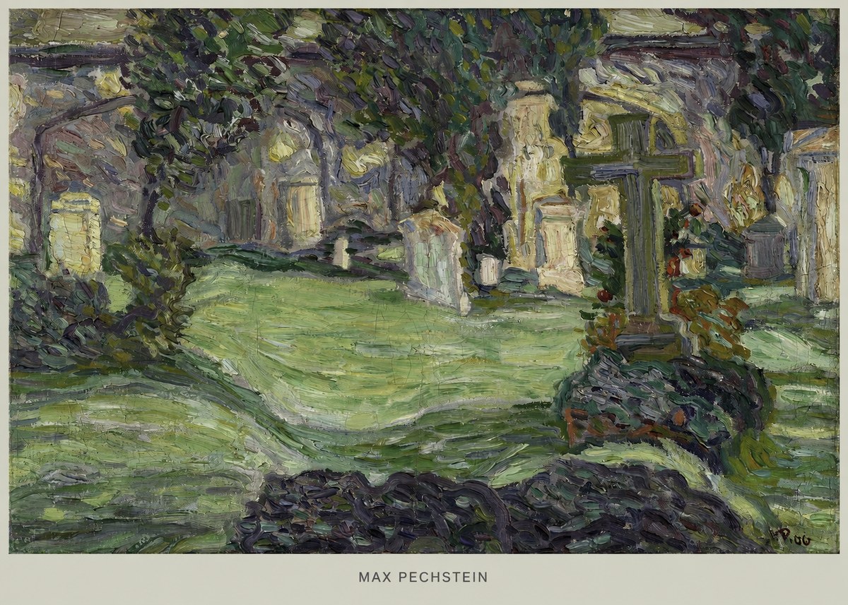 Max Pechstein Cemetery No5 - Poszter