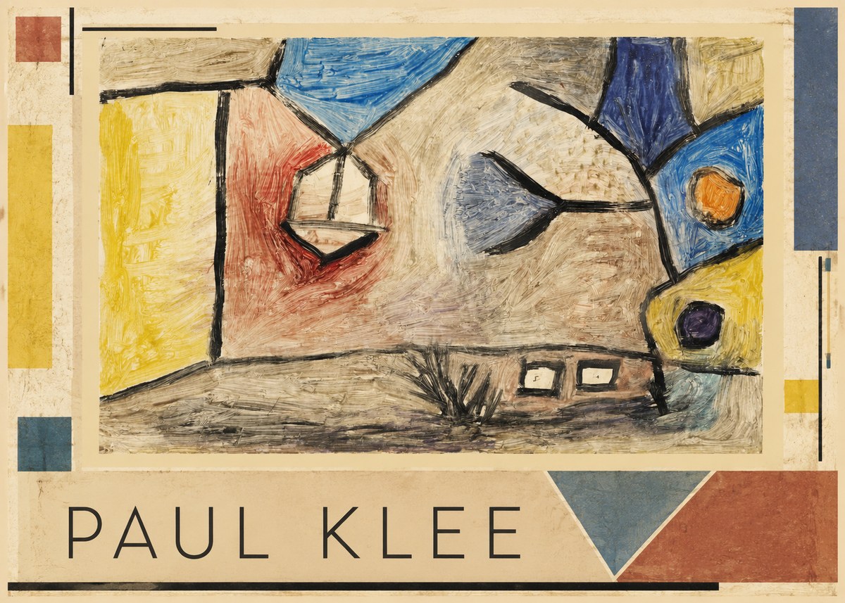 Paul Klee Der Niesen No1 - Poszter