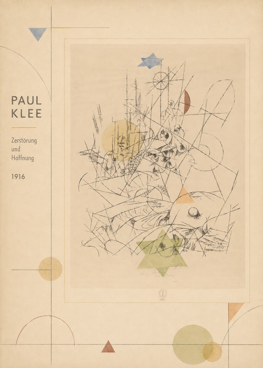 Paul Klee Zerstörung Und Hoffnung I No2 - Poszter