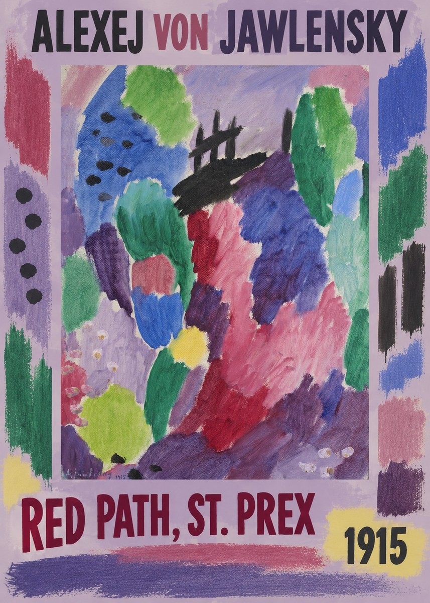 Alexej von Jawlensky Red Path, St. Prex II No1 - Poszter