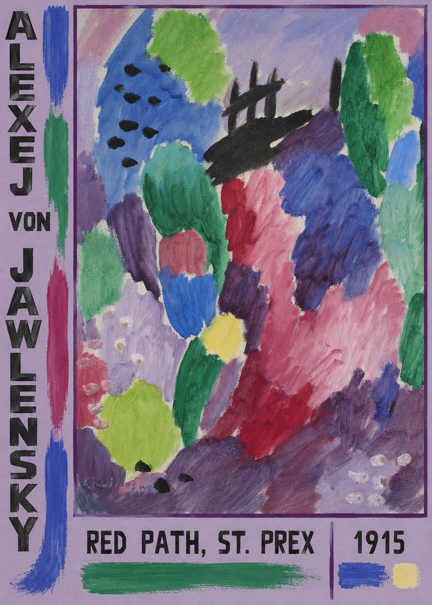 Alexej von Jawlensky Red Path, St. Prex II No2 - Poszter