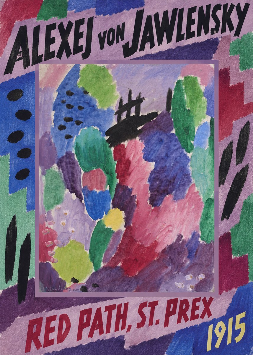 Alexej von Jawlensky Red Path, St. Prex II No5 - Poszter