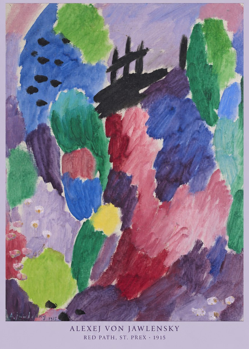 Alexej von Jawlensky Red Path, St. Prex II No6 - Poszter