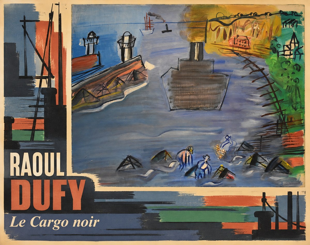 Raoul Dufy Le Cargo Noir No4 - Poszter