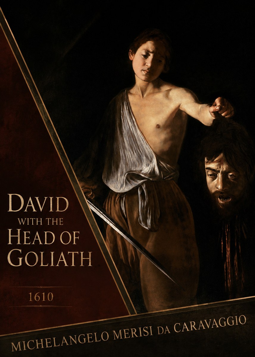 Michelangelo Merisi da Caravaggio David with the Head of Goliath III No2 - Poszter