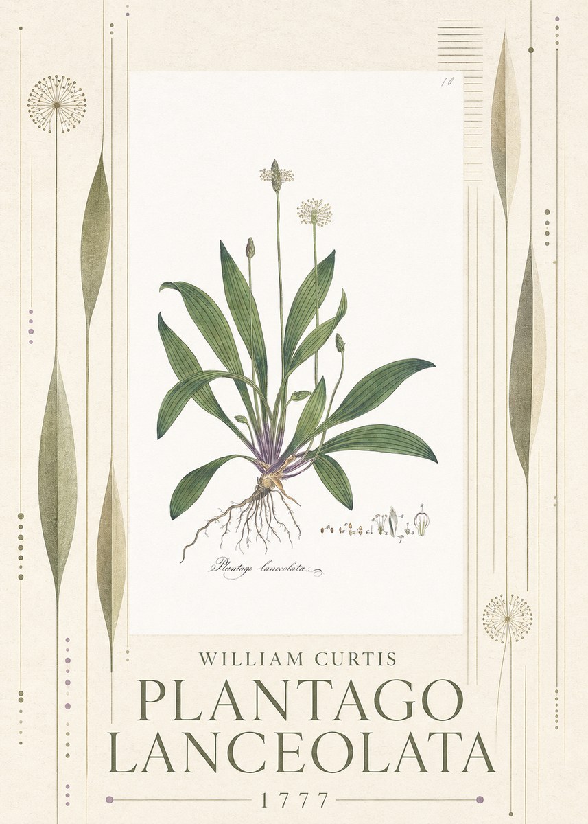 William Curtis Plantago Lanceolata II No5 - Poszter