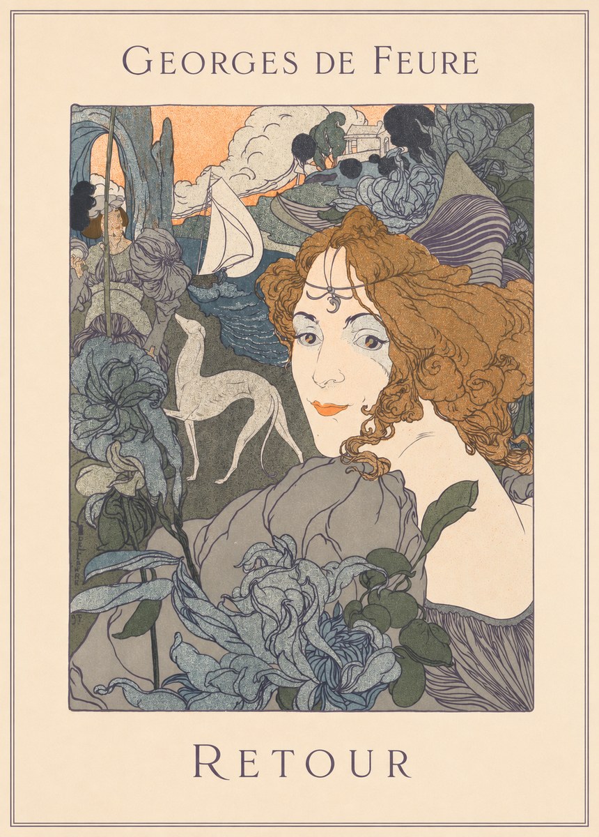 Georges de Feure Retour No5 - Poszter