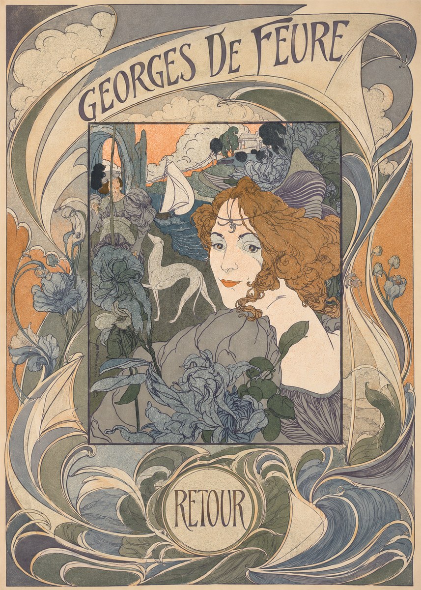 Georges de Feure Retour No6 - Poszter