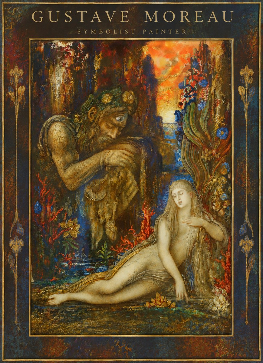 Gustave Moreau Galatea I No2 - Poszter
