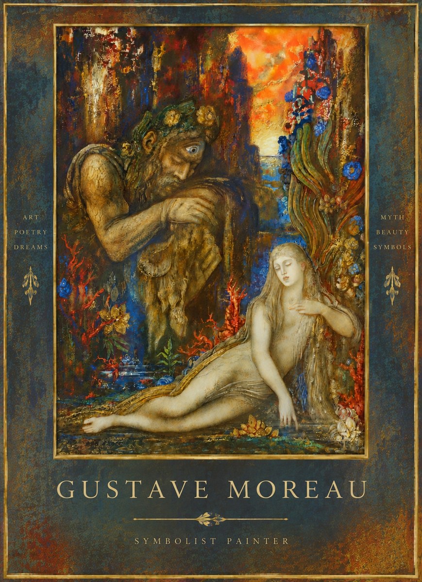 Gustave Moreau Galatea I No4 - Poszter