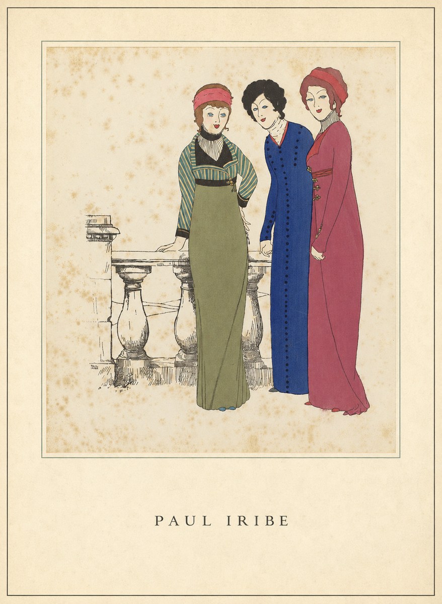 Paul Iribe Fashionable Ladies No5 - Poszter