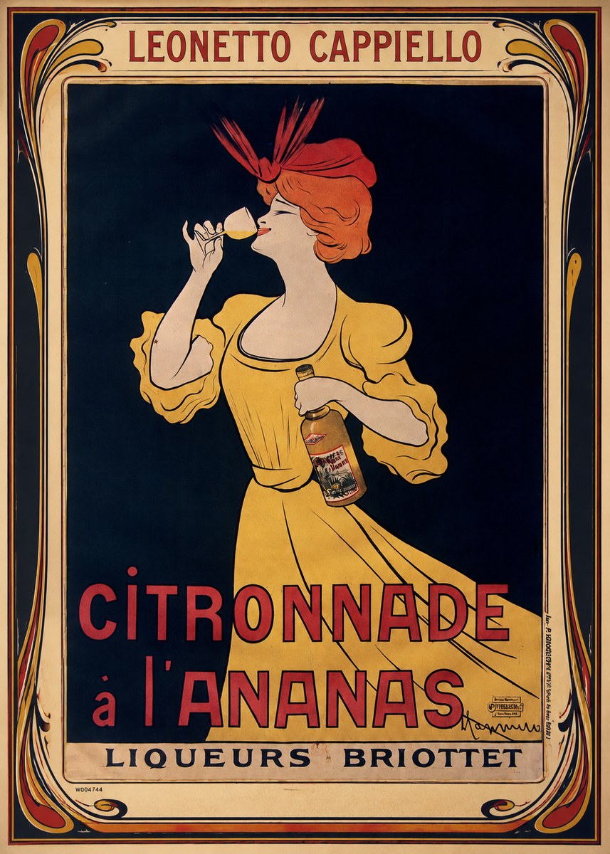 Leonetto Cappiello Citronnade À L'ananas No1 - Poszter