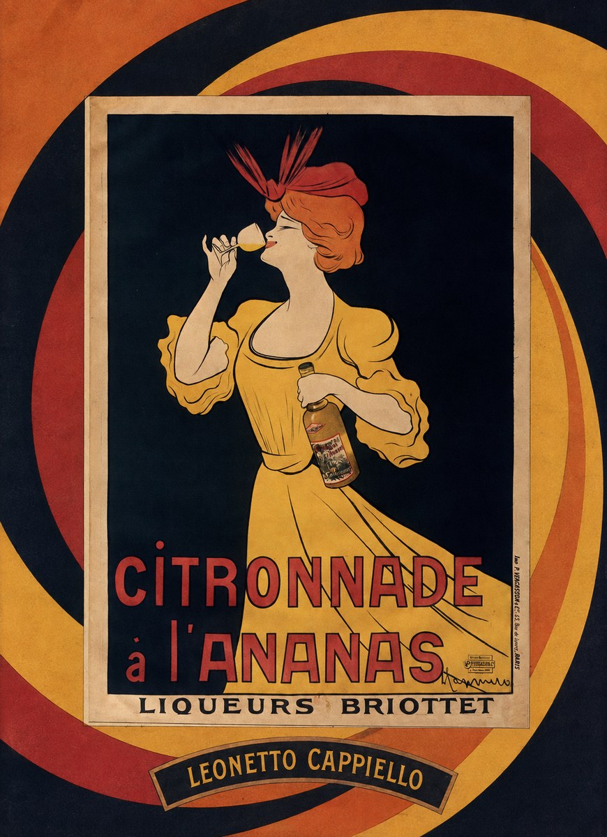 Leonetto Cappiello Citronnade À L'ananas No5 - Poszter