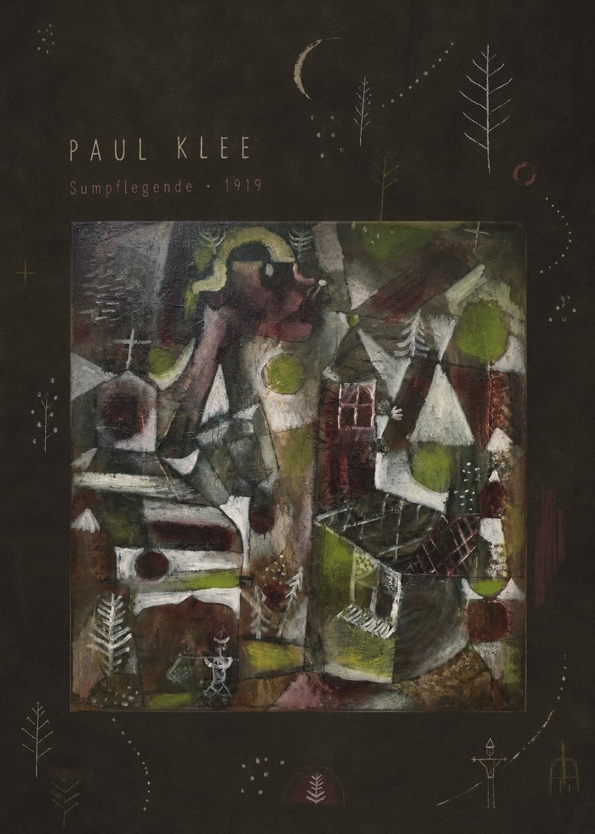 Paul Klee Sumpflegende II No3 - Poszter