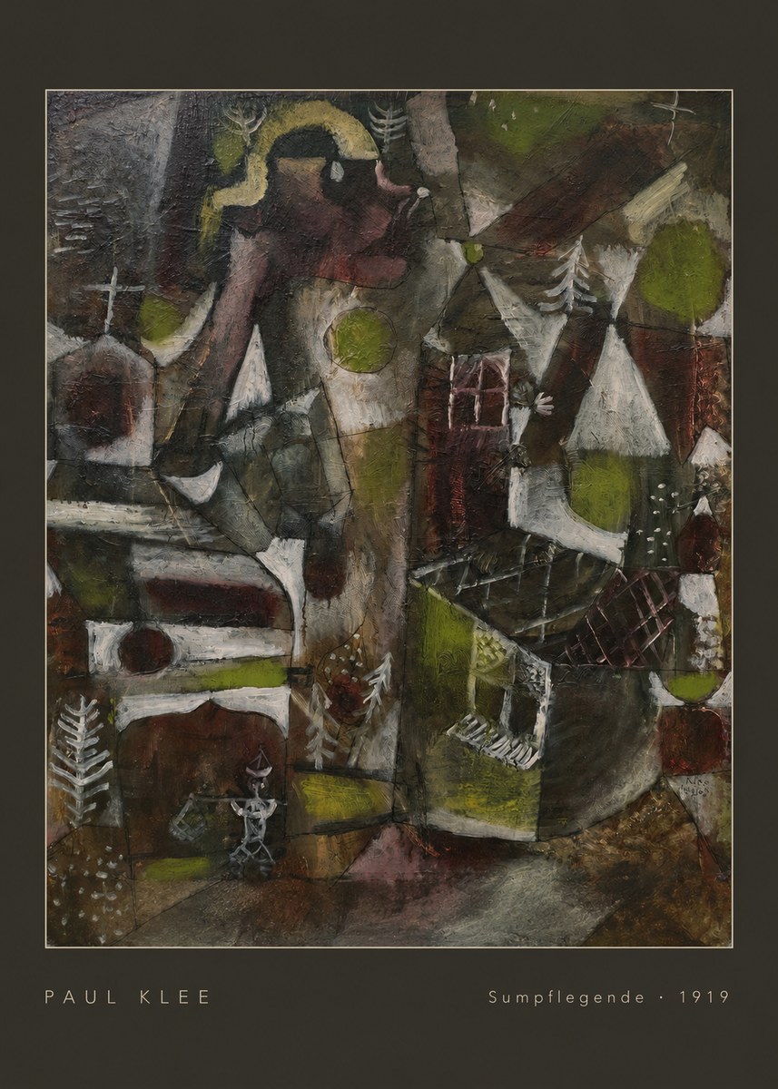 Paul Klee Sumpflegende II No5 - Poszter