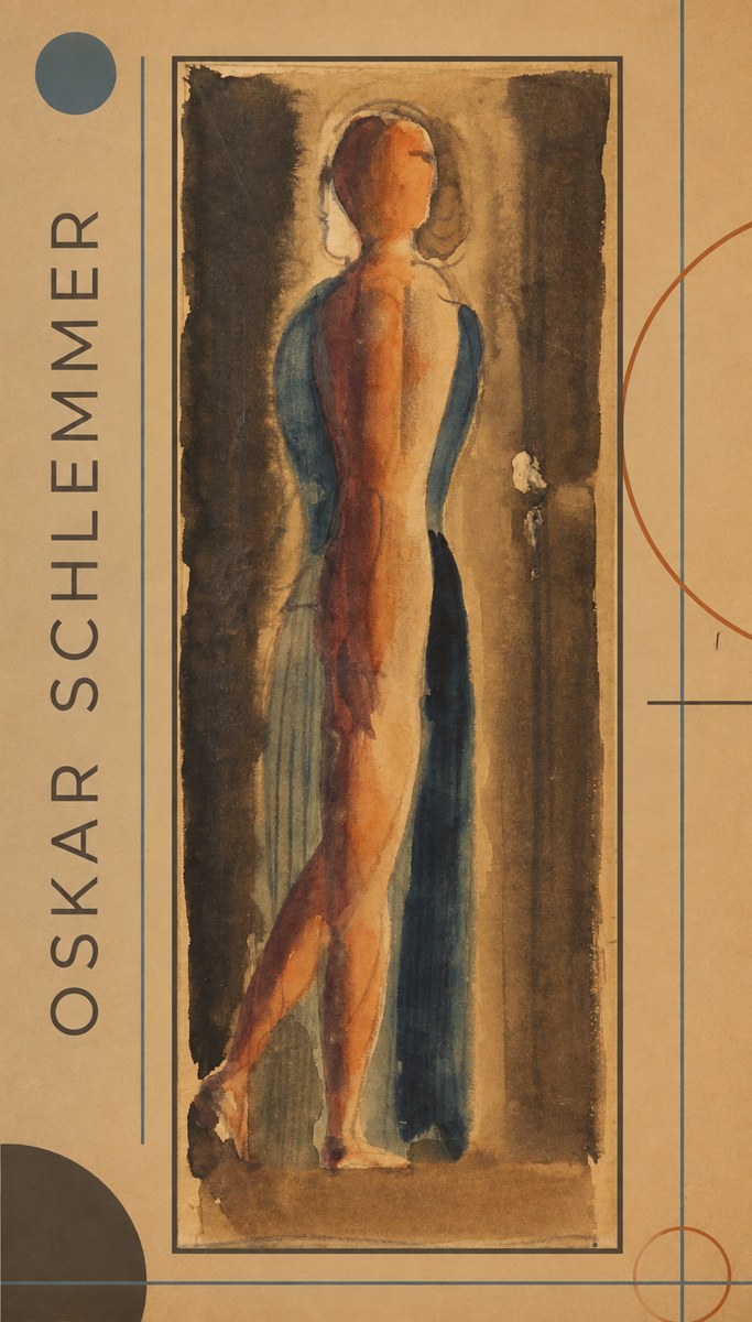 Oskar Schlemmer Figure Study No1 - Poszter