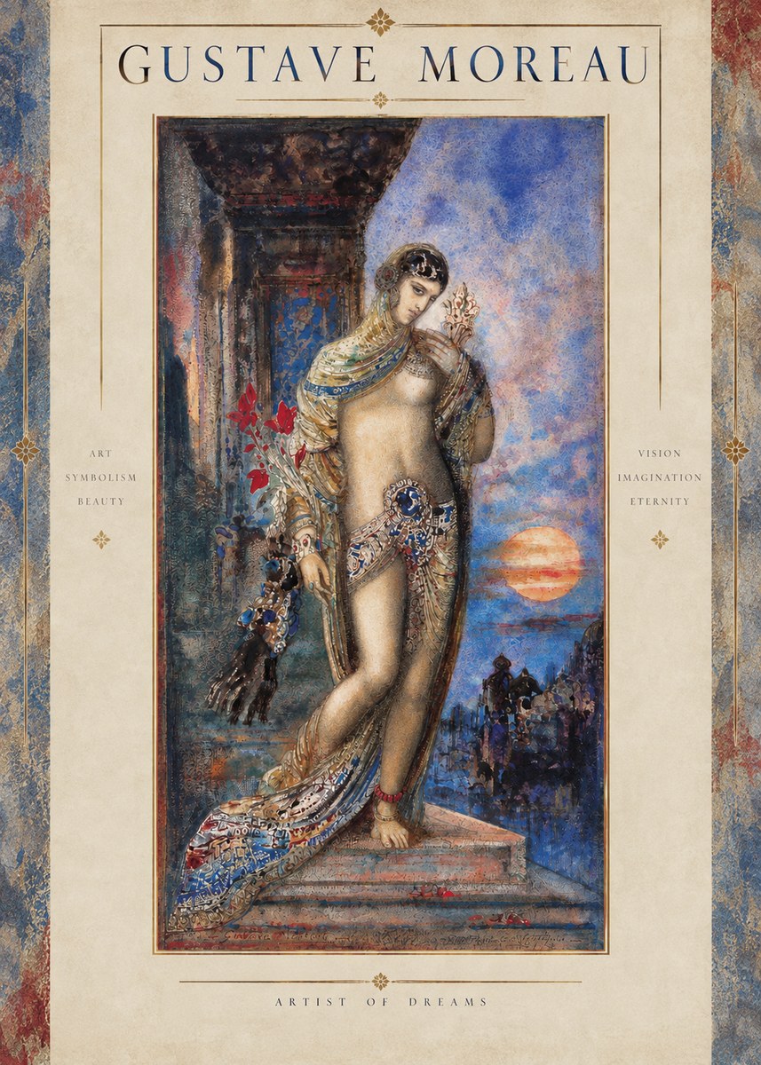 Gustave Moreau Salomé I No2 - Poszter