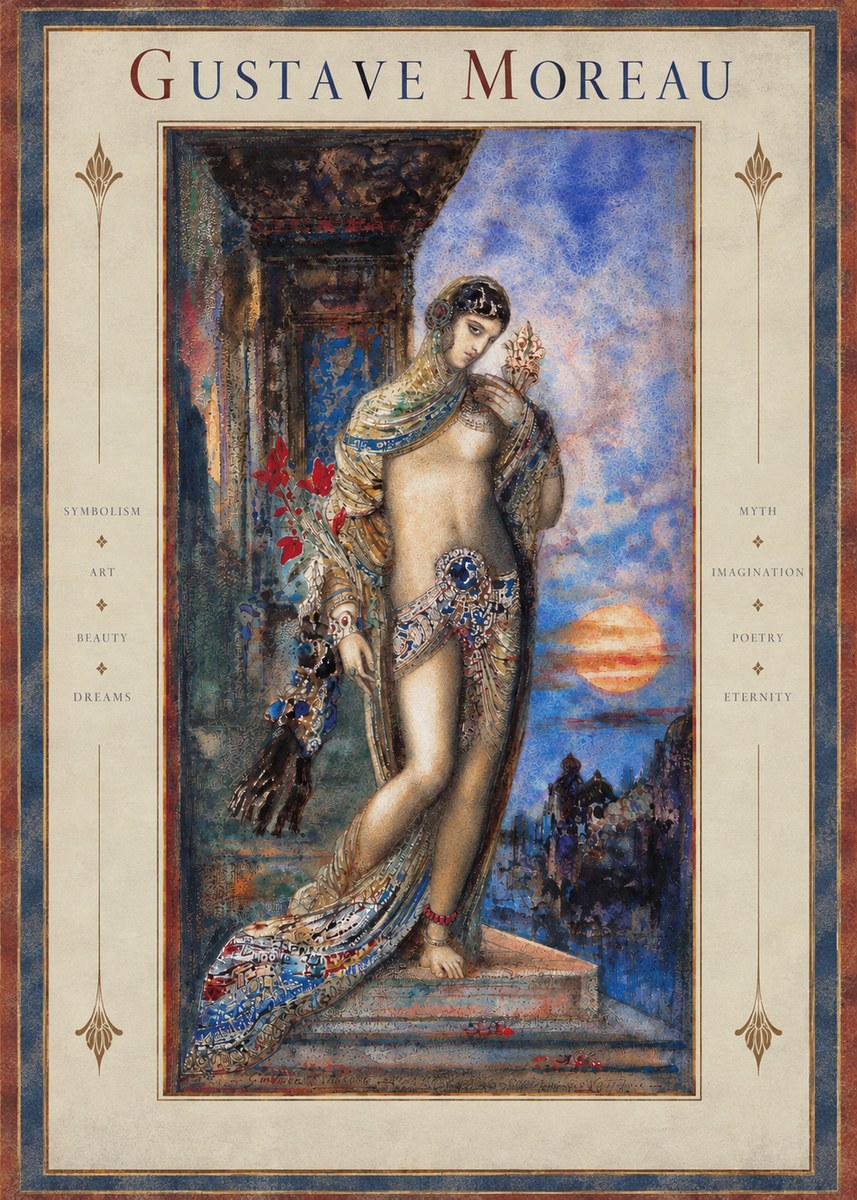 Gustave Moreau Salomé I No3 - Poszter