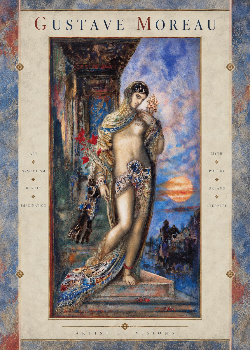 Gustave Moreau Salomé I No4 - Poszter