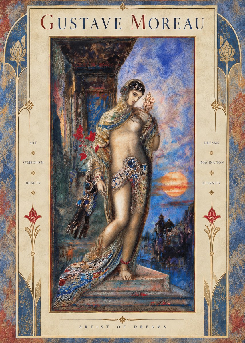 Gustave Moreau Salomé I No6 - Poszter