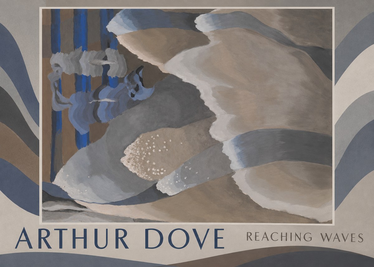 Arthur Dove Reaching Waves No1 - Poszter