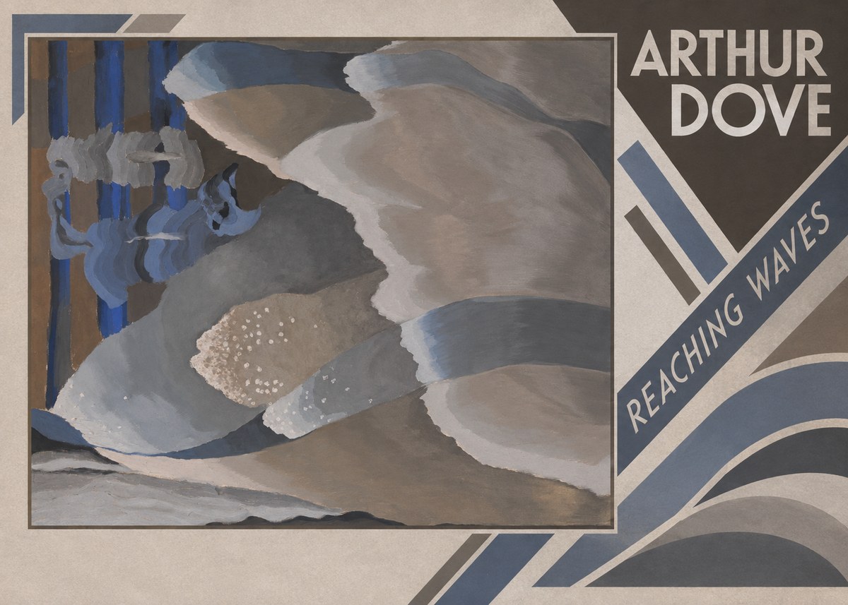 Arthur Dove Reaching Waves No4 - Poszter