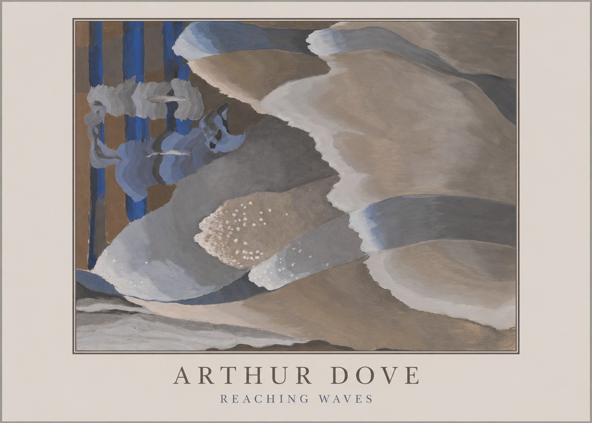 Arthur Dove Reaching Waves No5 - Poszter