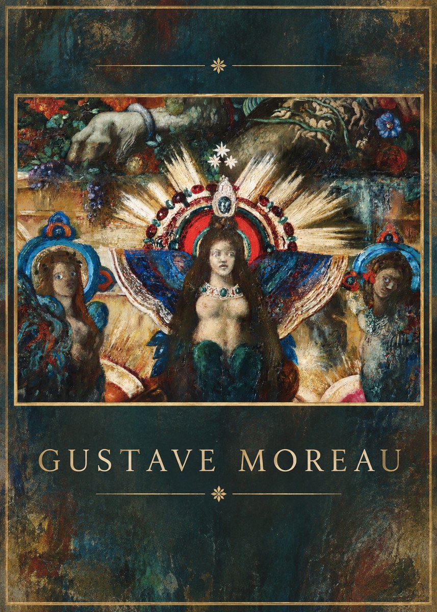 Gustave Moreau L'apparition I No2 - Poszter