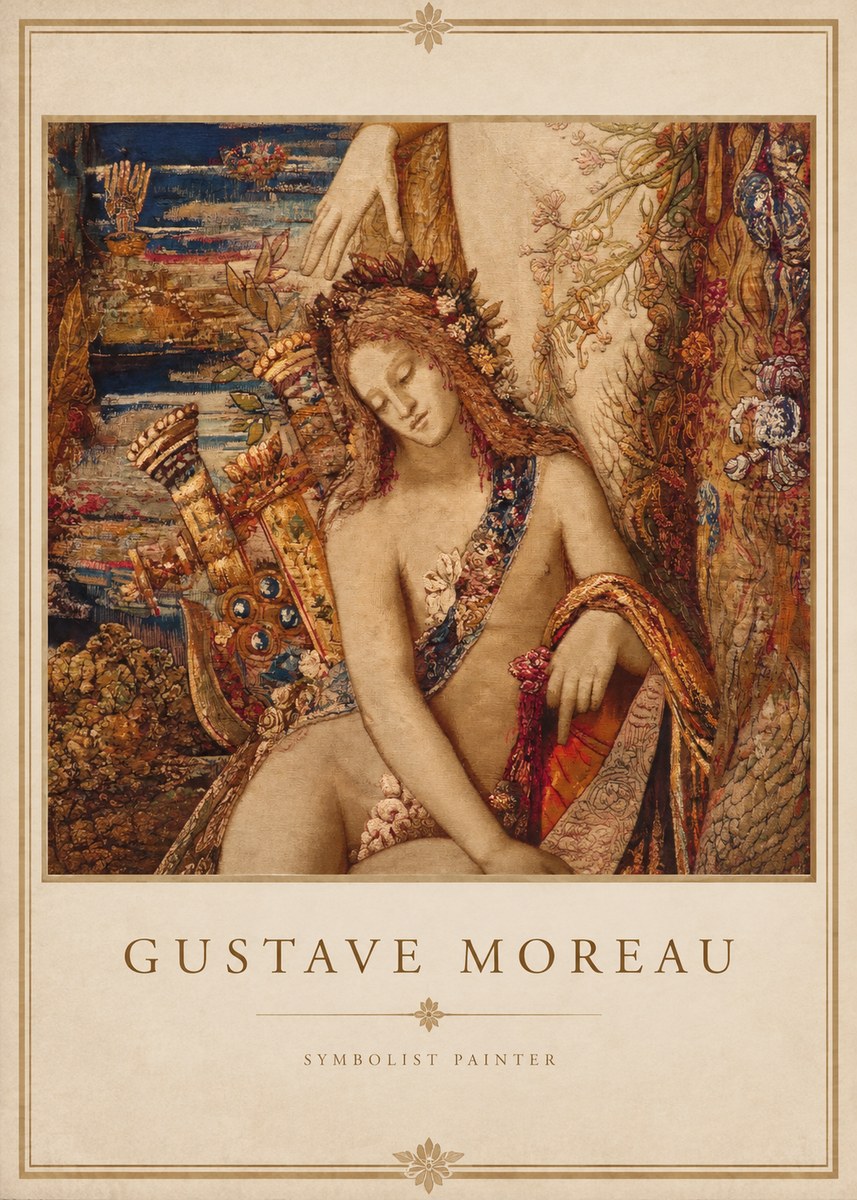 Gustave Moreau Jupiter and Semele II No1 - Poszter