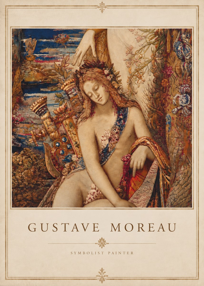 Gustave Moreau Jupiter and Semele II No3 - Poszter