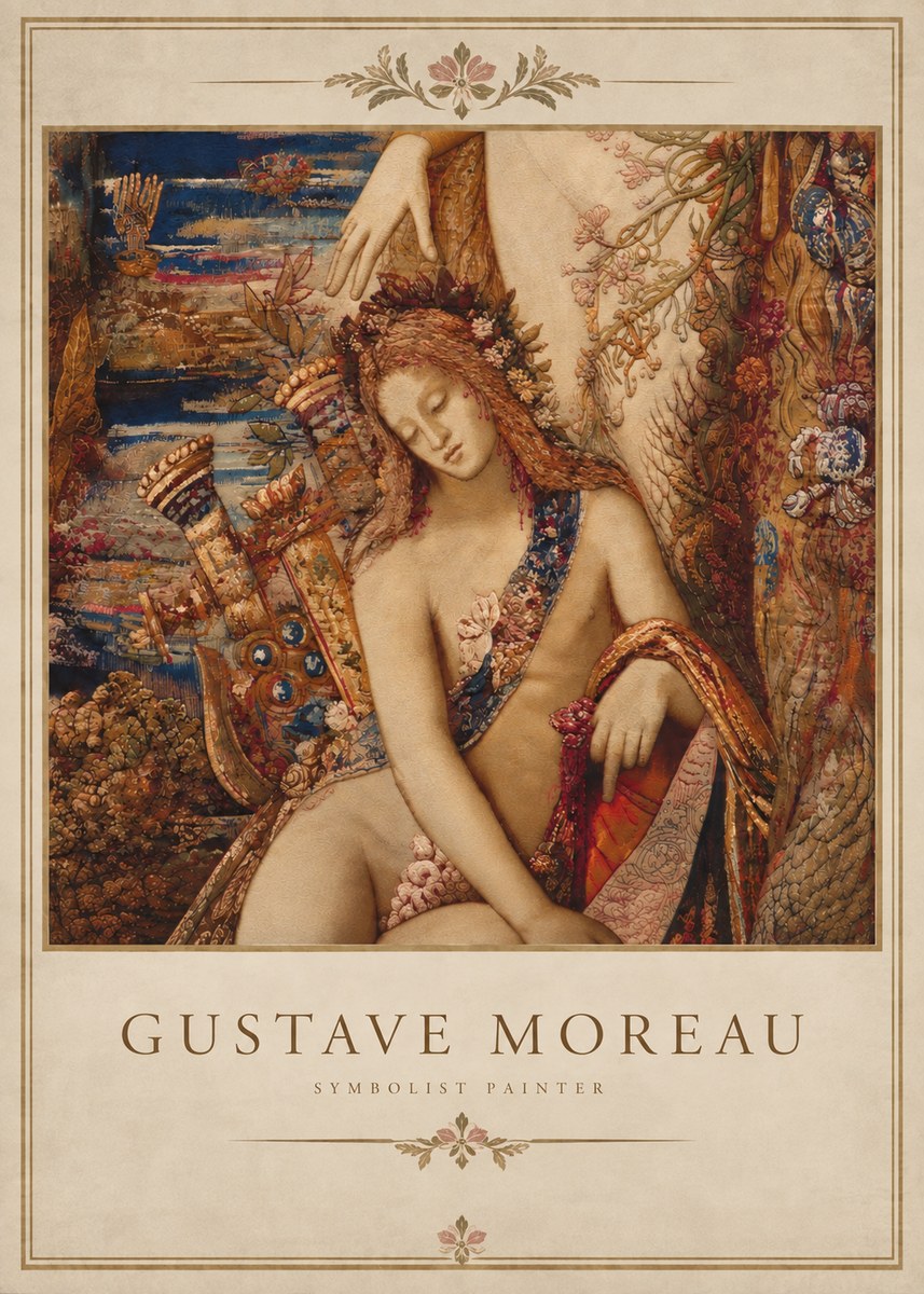 Gustave Moreau Jupiter and Semele II No5 - Poszter