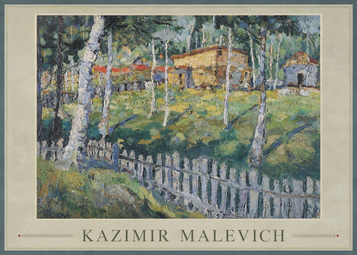 Kazimir Malevich Birch Grove No1 - Poszter