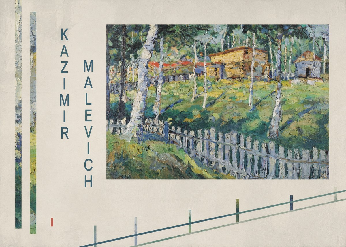 Kazimir Malevich Birch Grove No6 - Poszter