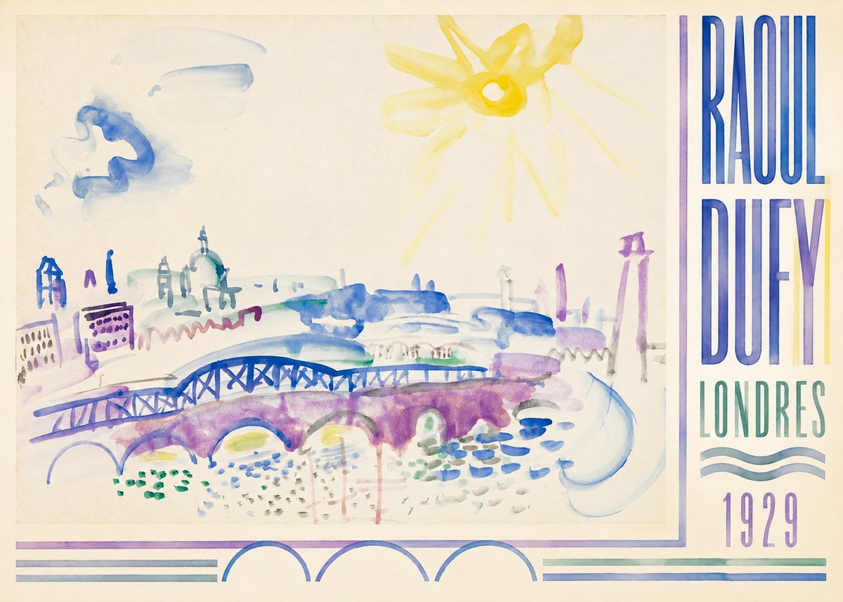 Raoul Dufy Londres - 1929 No2 - Poszter