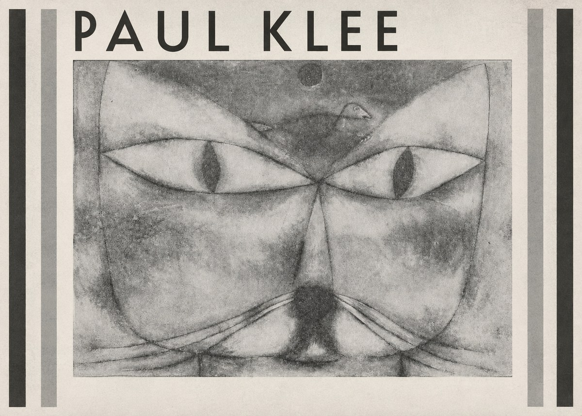 Paul Klee Cat and Bird No1 - Poszter