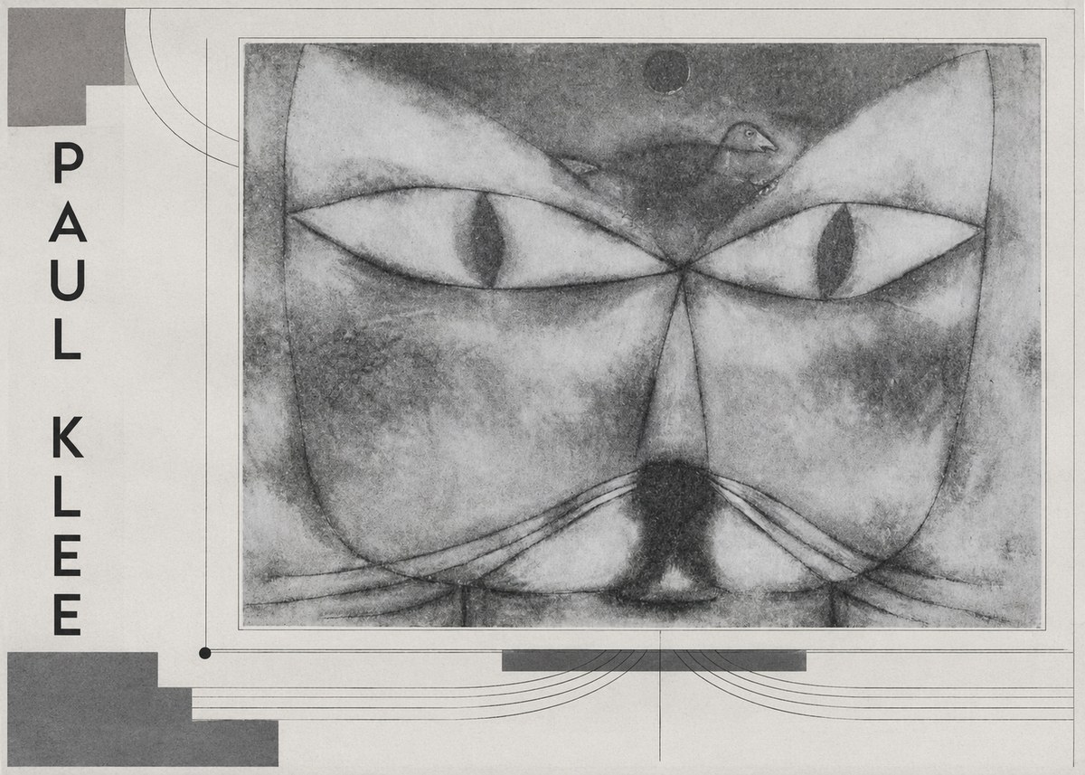 Paul Klee Cat and Bird No4 - Poszter