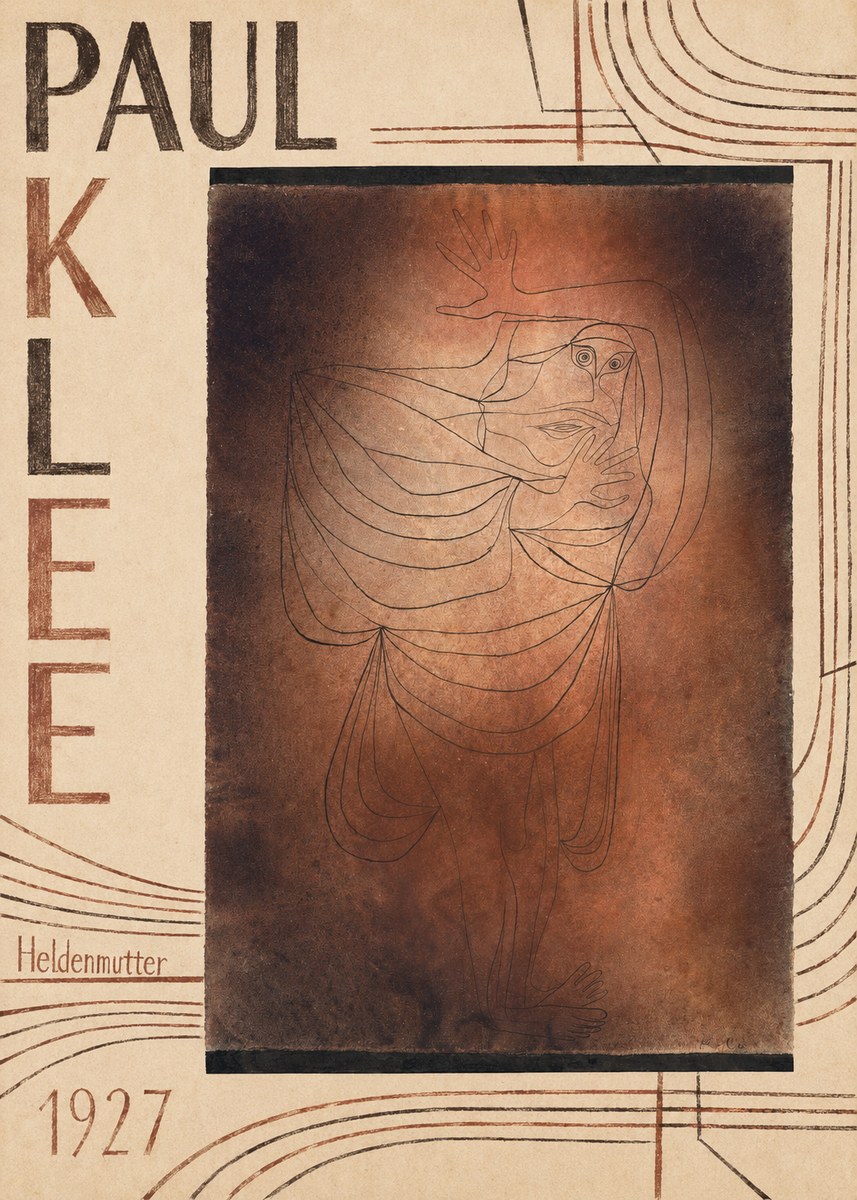 Paul Klee Heldenmutter No5 - Poszter