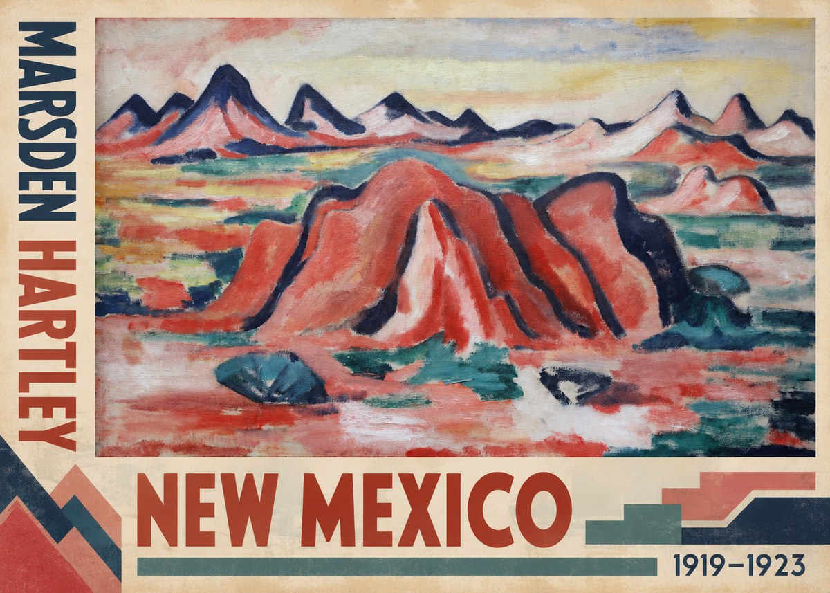 Marsden Hartley New Mexico No2 - Poszter