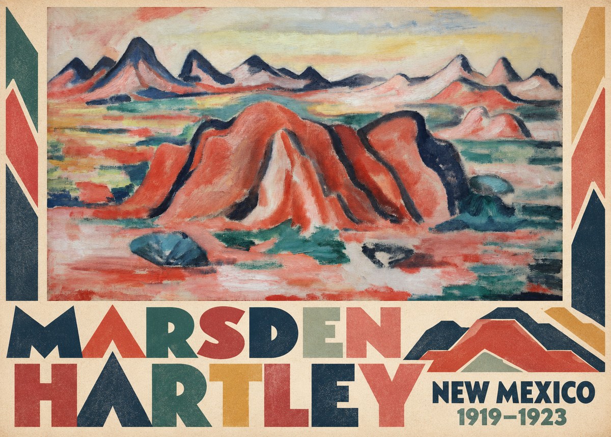 Marsden Hartley New Mexico No5 - Poszter