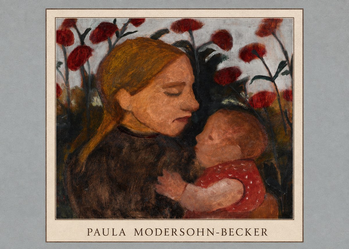 Paula Modersohn-Becker Mother and Child No4 - Poszter